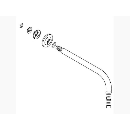Kohler Spout & Hardware, 9  Sub-Assembly 1015783-BL